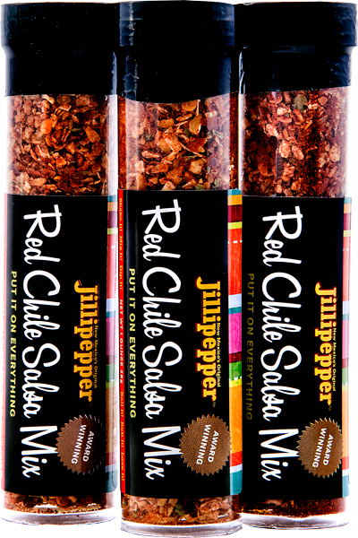 Red Chile Salsa Mix small set (6)