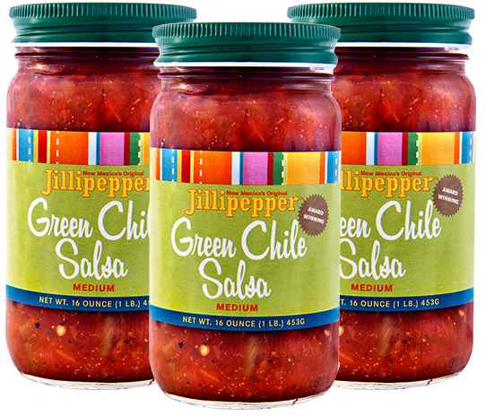 Jillipepper Green Chile Salsa Trio Jillipepper Green Chile Salsa Trio